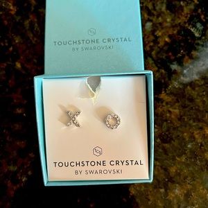 Touchstone by Swarovski XO Earings, Crystal